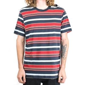 Jersey Yarndye Stripe Tee (Navy)